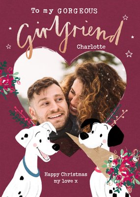Disney 101 Dalmatians Gorgeous Girlfriend Photo Upload Christmas Card