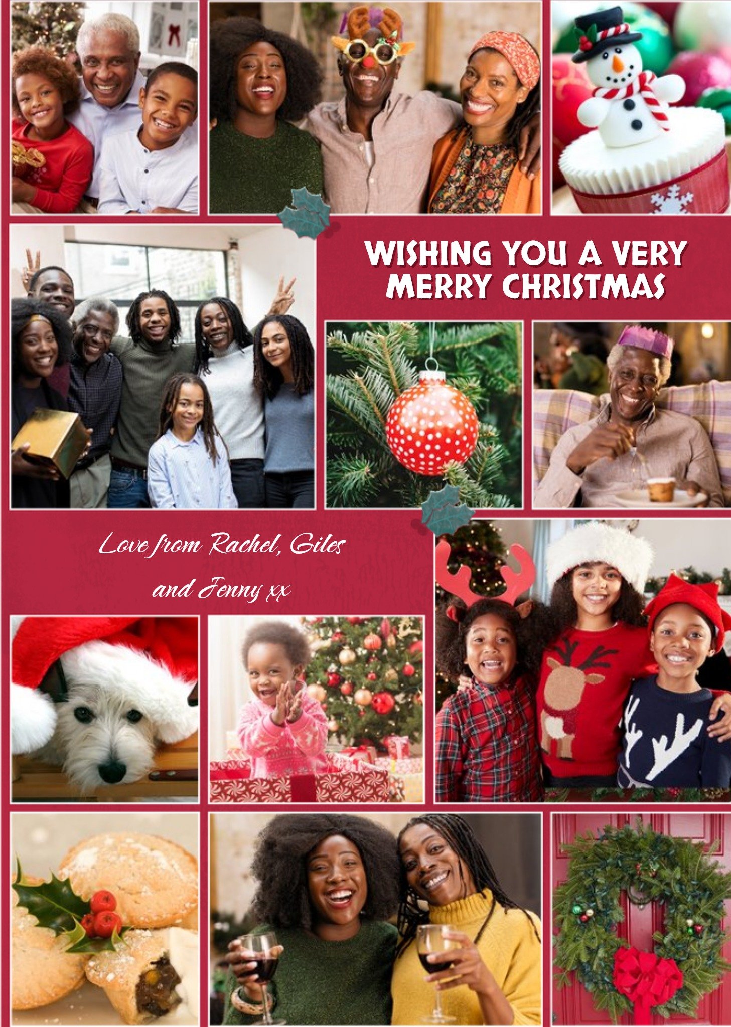 Multi Photo Upload Christmas Card