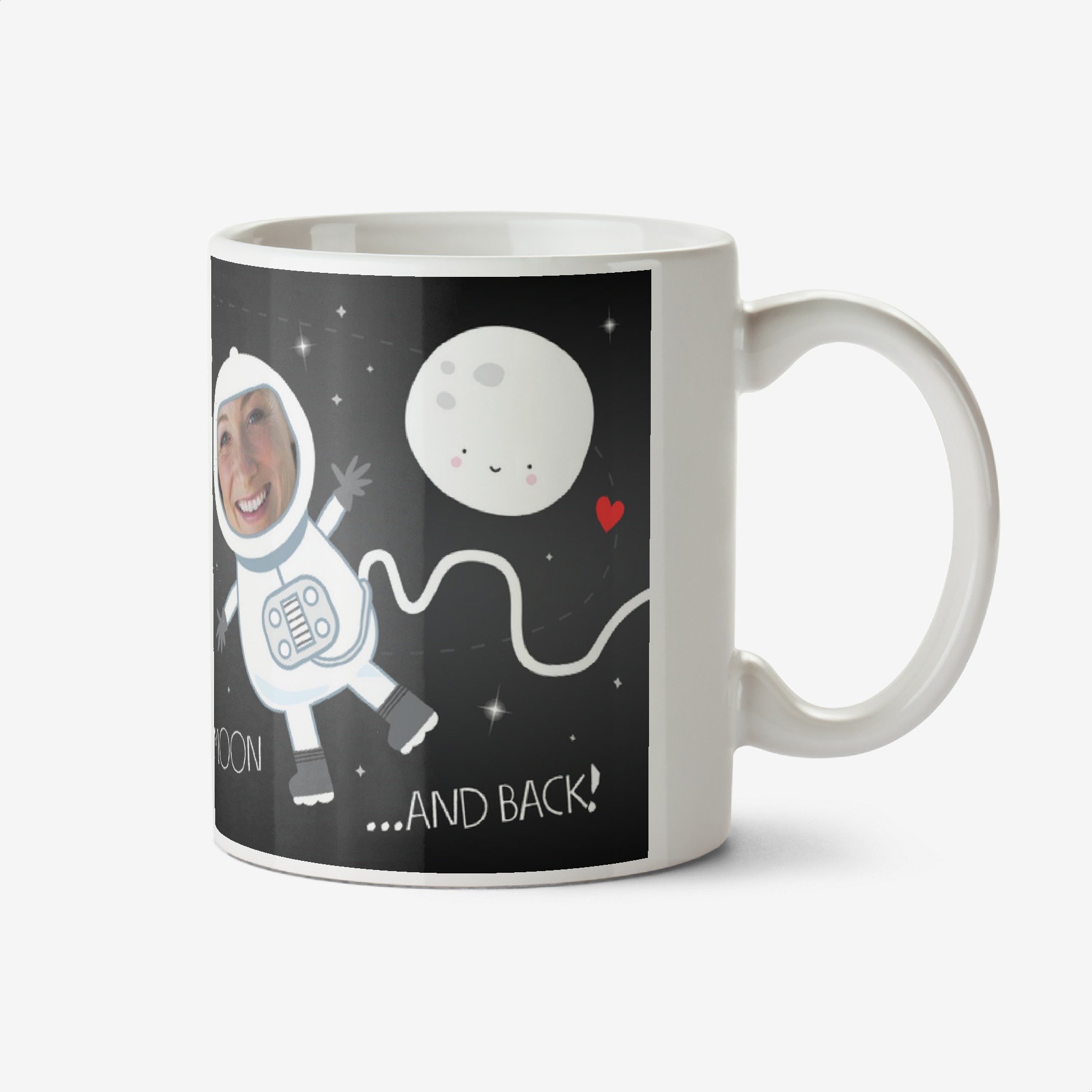 Love You To The Moon And Back Photo Upload Mug Ceramic Mug