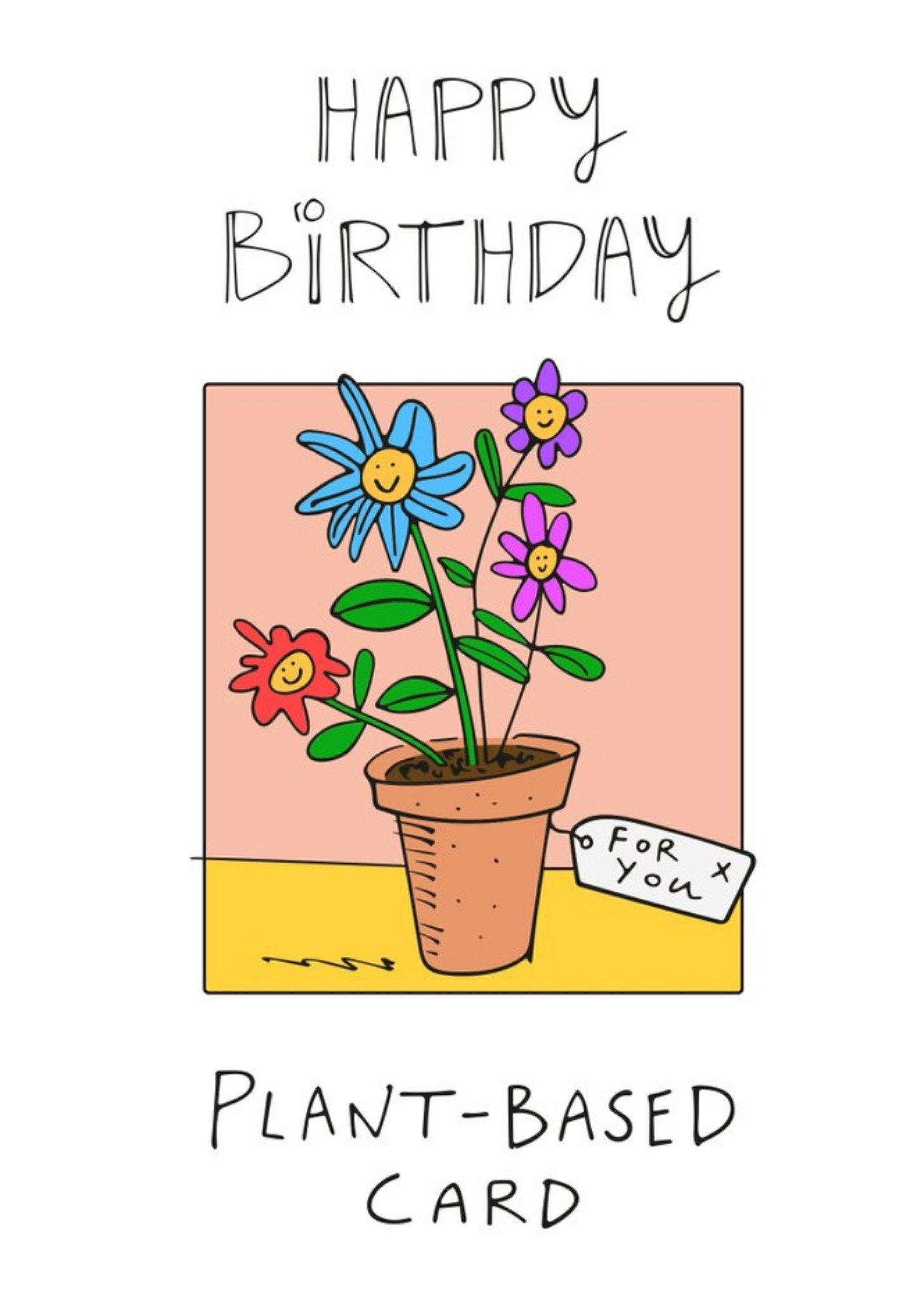 Plant-Based Pun Card Ecard