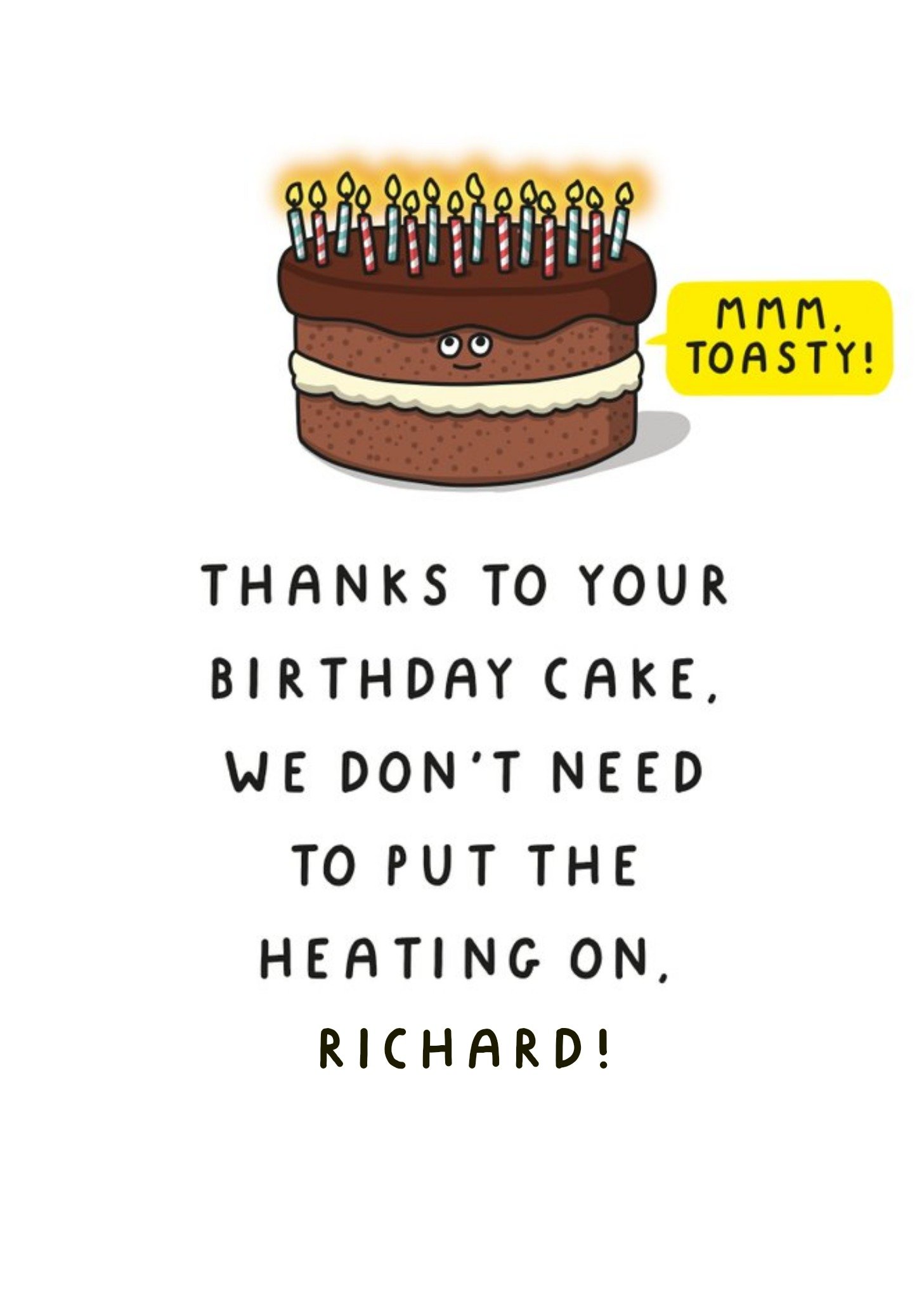 Moonpig Toasty Birthday Card Ecard