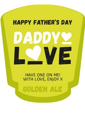  Personalised Father's Day Daddy Beer Trio