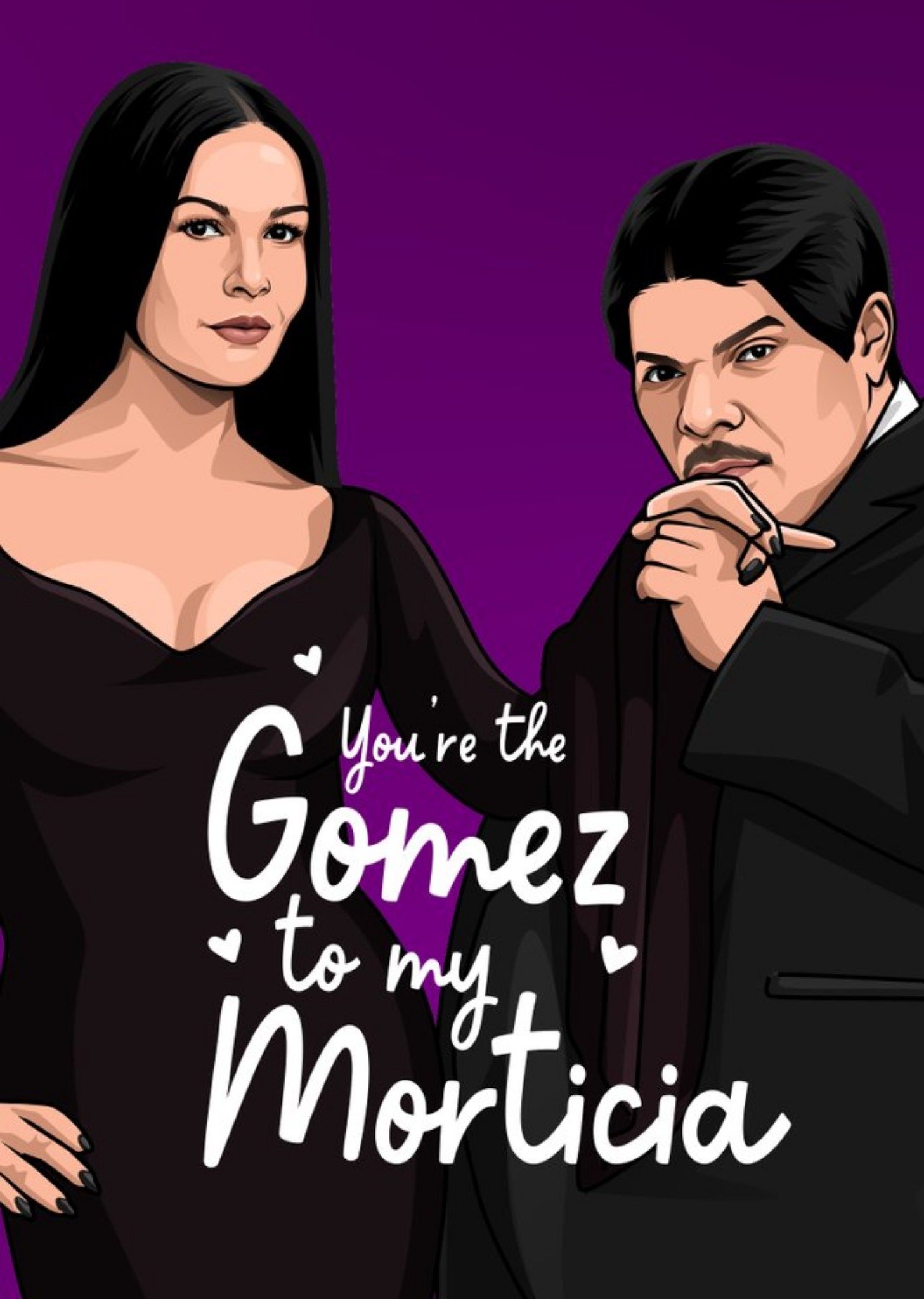 All Things Banter Gomez To My Morticia Card