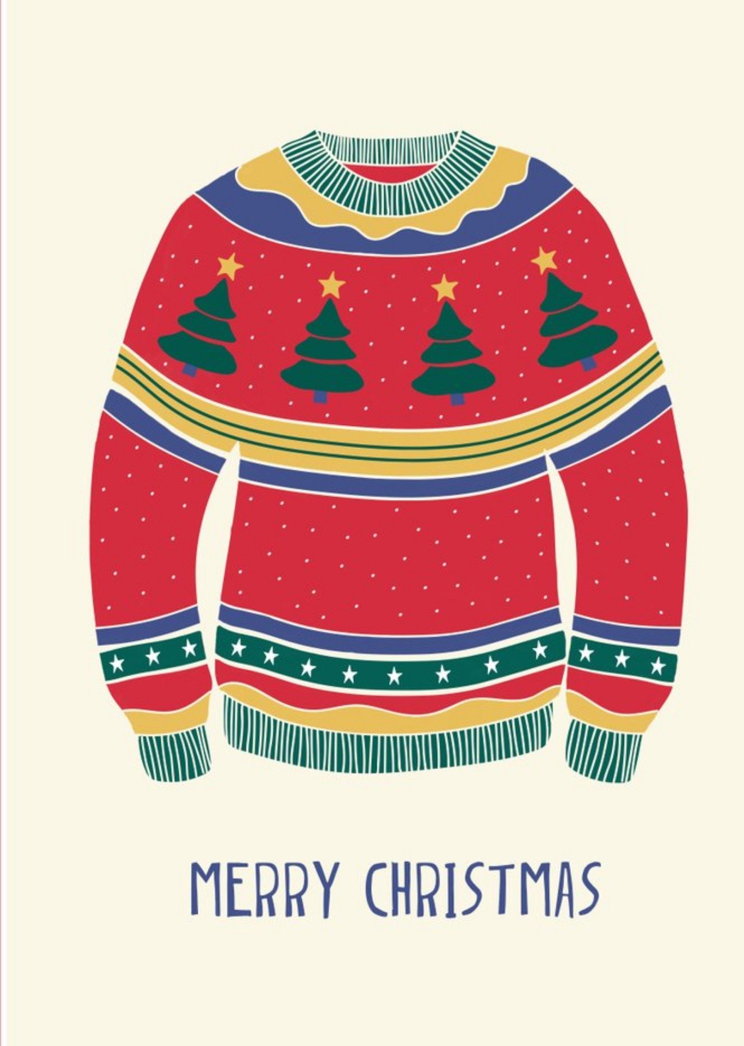 Moonpig Merry Christmas Jumper Card Ecard