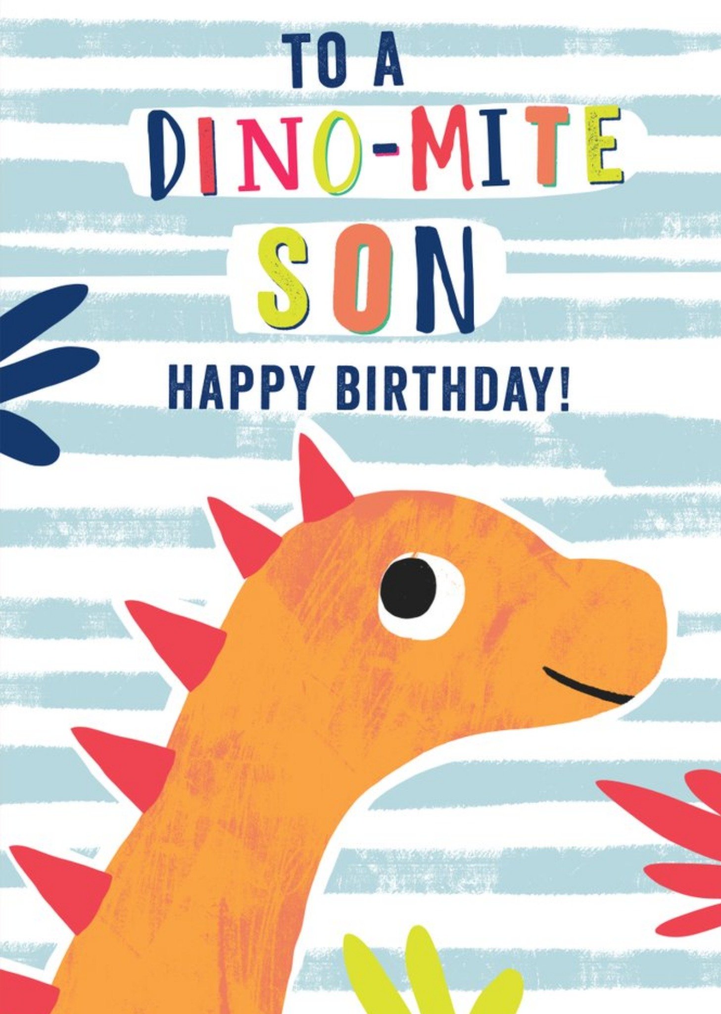 Moonpig To A Dinomite Son Happy Birthday Card Ecard