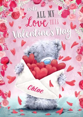 Carte Blanche All My Love Personalised Valentines Card