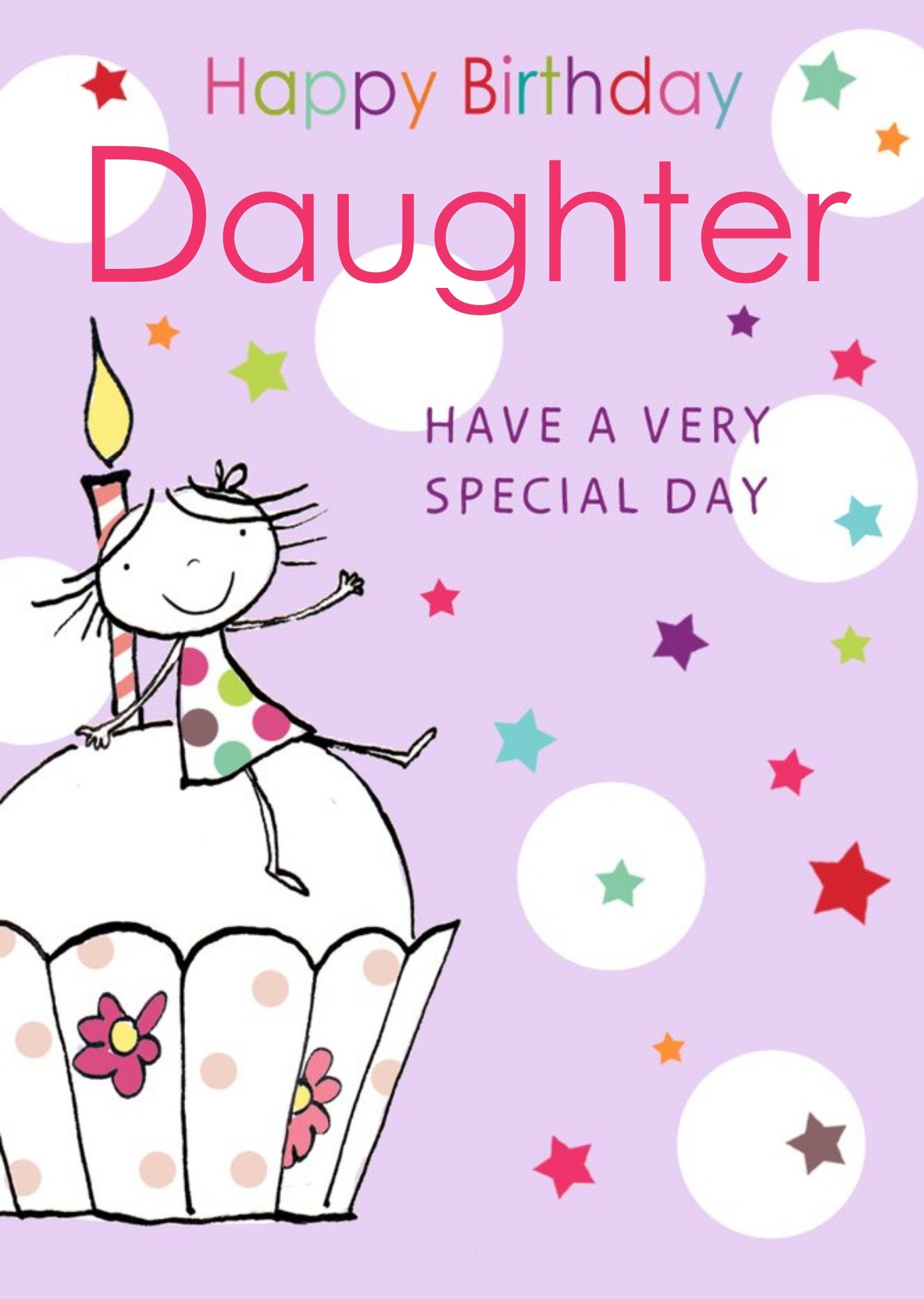 Moonpig Polka Dot Have A Very Special Day Birthday Card, Large