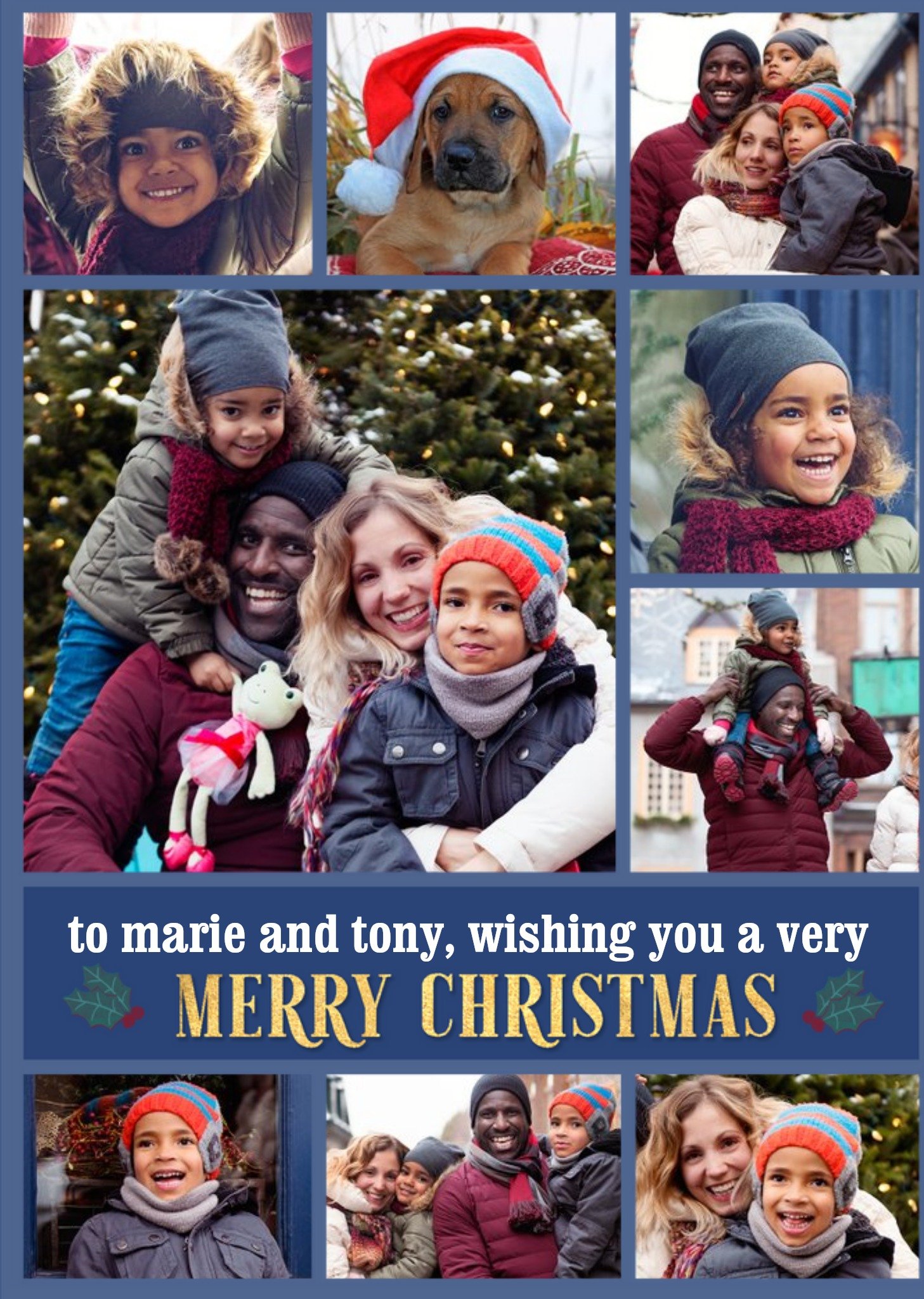 Multi Photo Upload Christmas Card Ecard