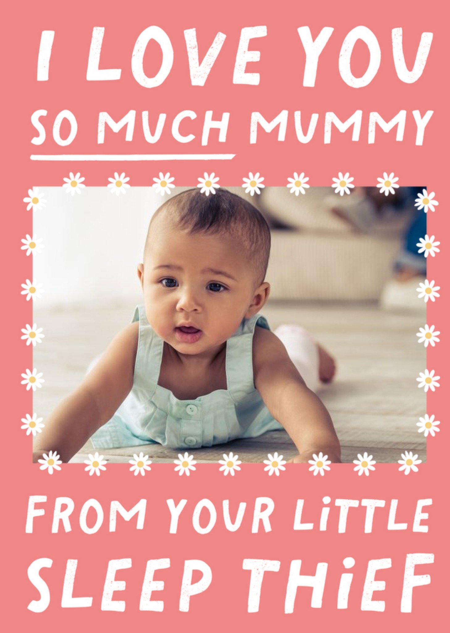 From Your Little Sleep Thief Photo Upload Card Ecard