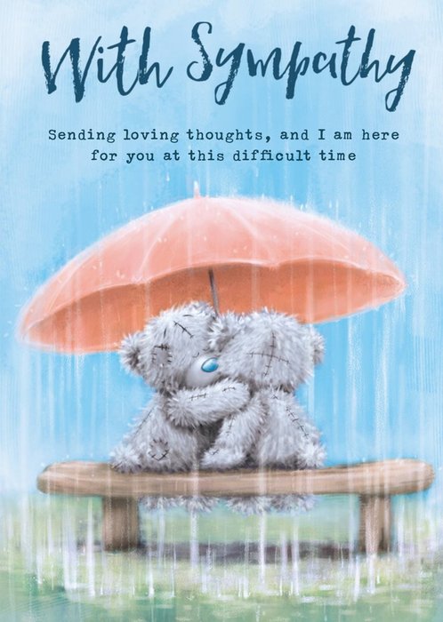 Tatty Teddy - Cute Sympathy card