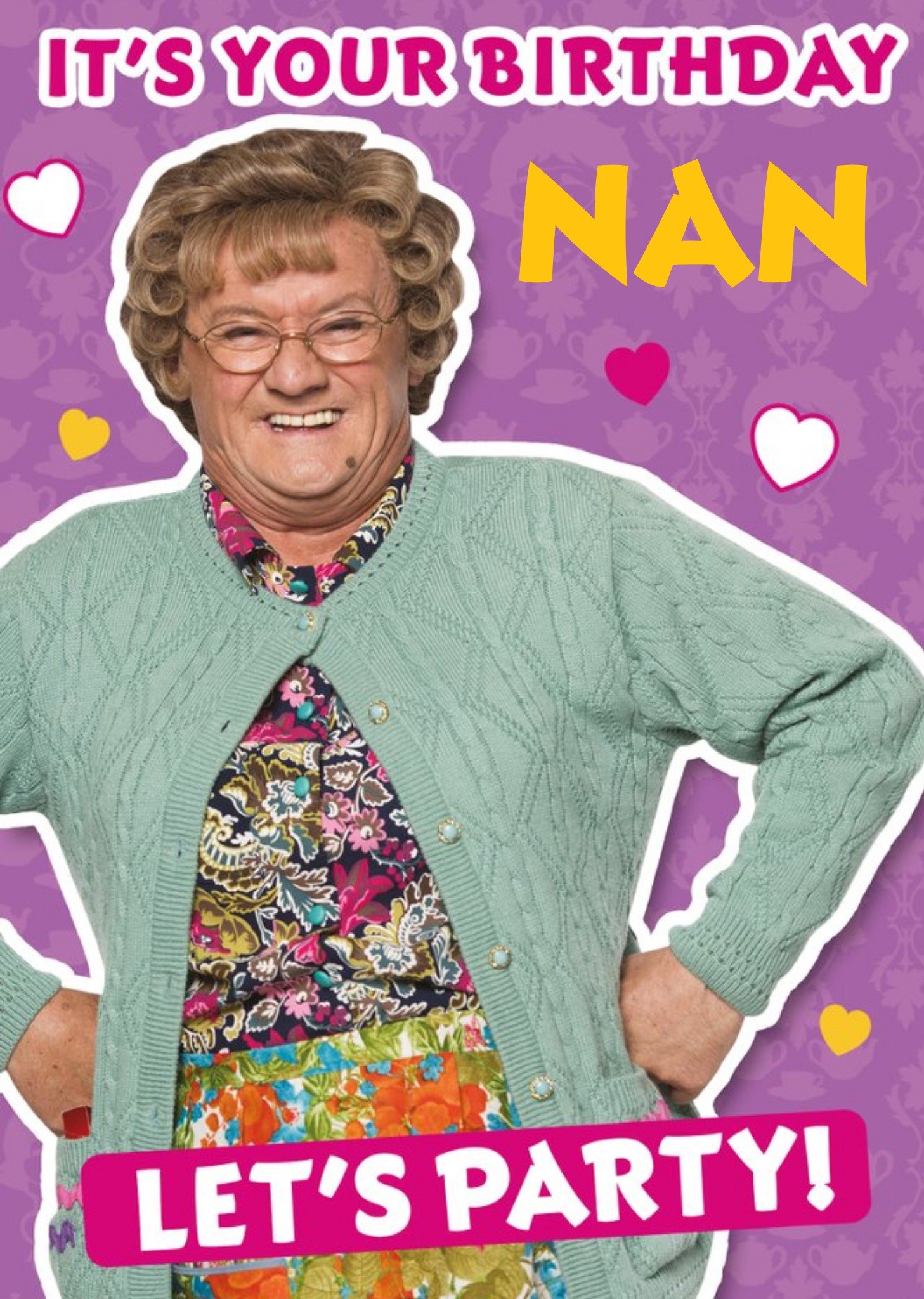 Mrs Brown's Boys Funny Nan Birthday Card, Large