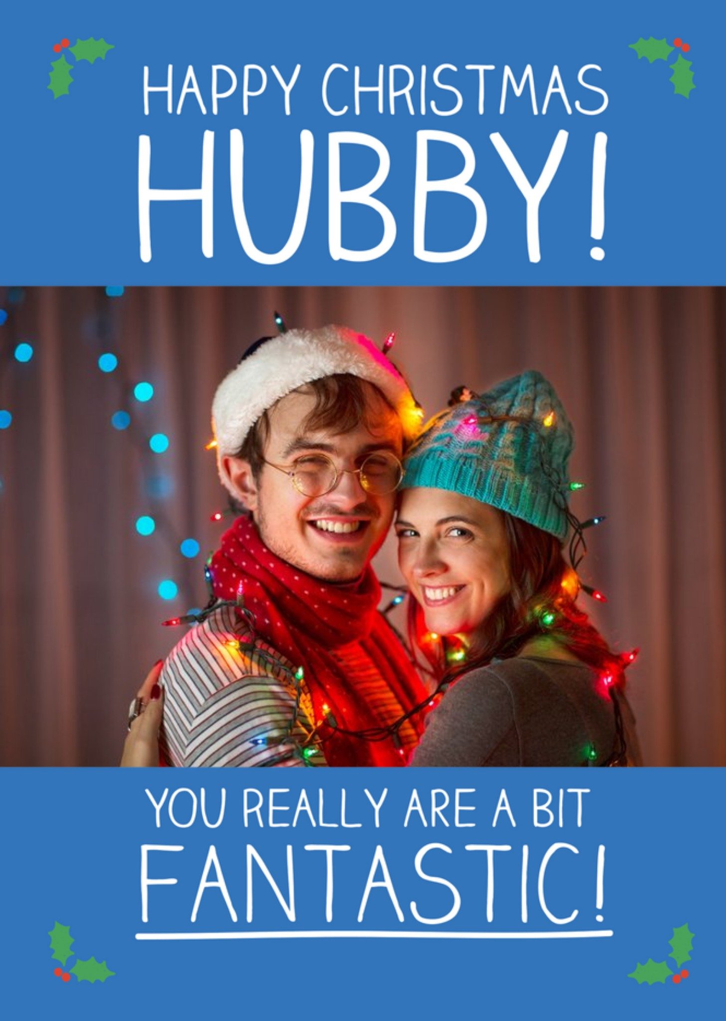 Happy Jackson You Really Are A Bit Fantastic Personalised Merry Christmas Card For Husband Ecard