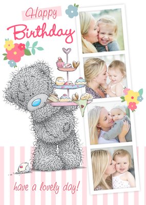Me To You Tatty Teddy Have A Lovely Birthday Photo Card
