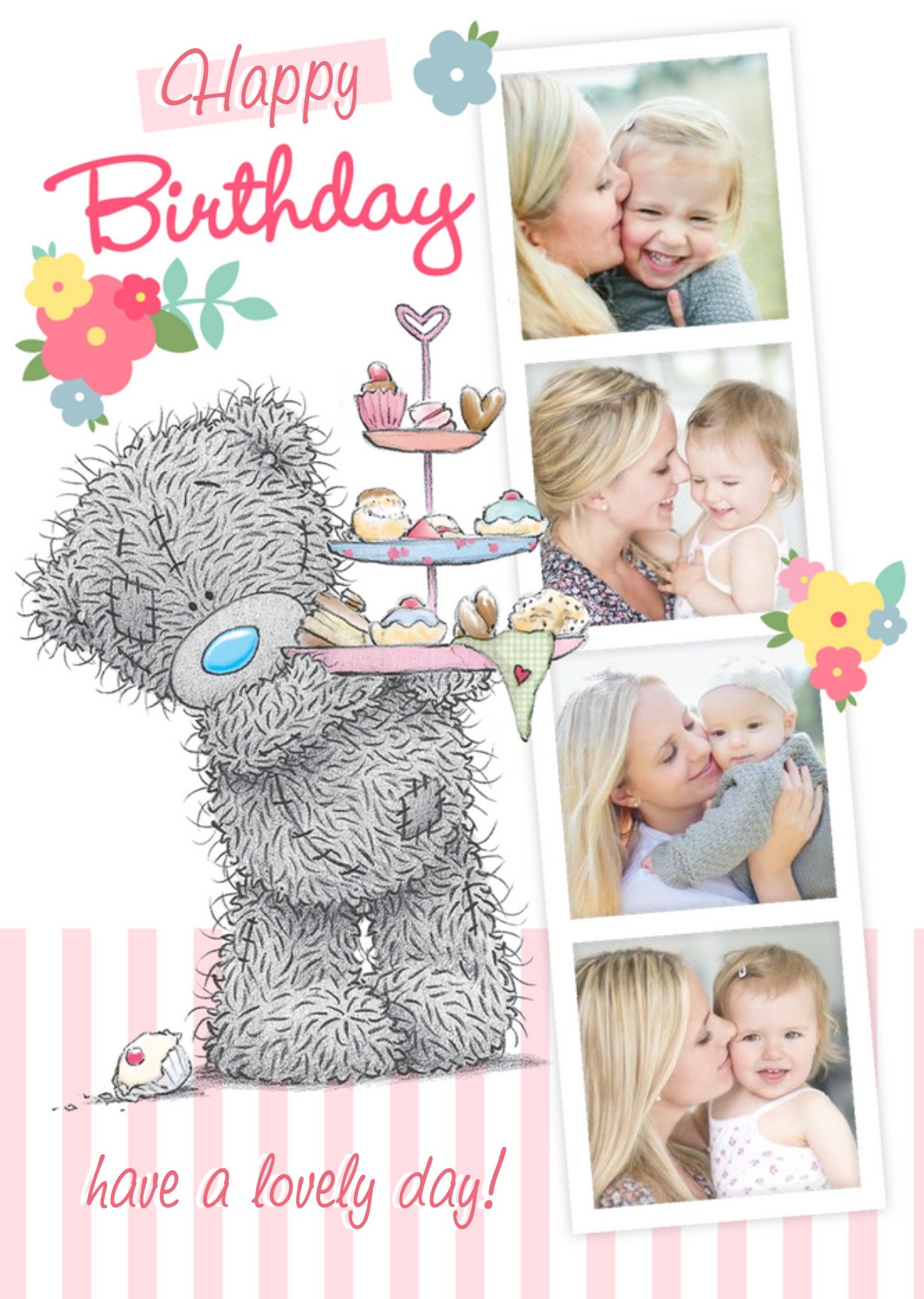 Me To You Tatty Teddy Have A Lovely Birthday Photo Card Ecard