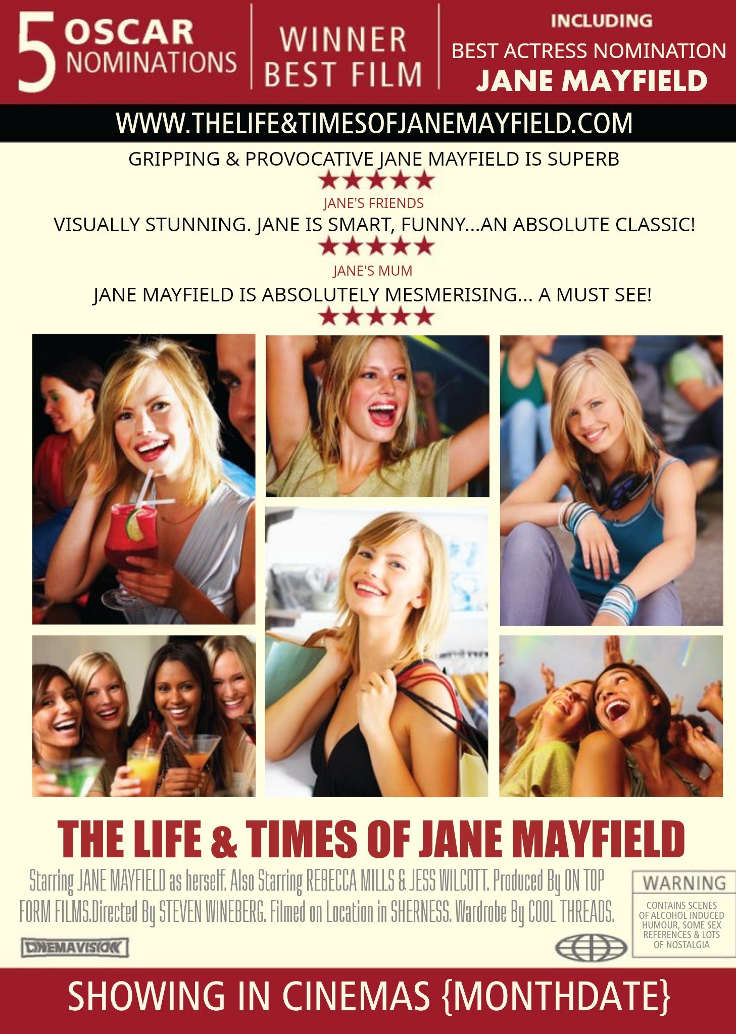 The Life And Times Movie Poster Spoof Personalised Photo Upload Happy Birthday Card Ecard