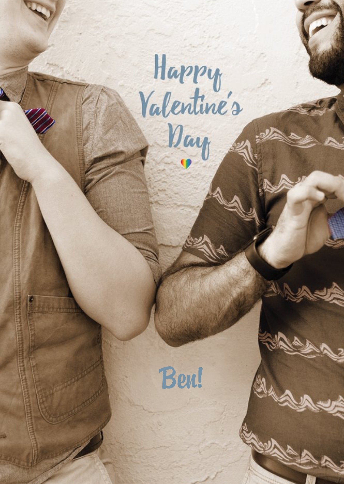 Moonpig Huetribe Happy Valentines Day Gay Card Ecard
