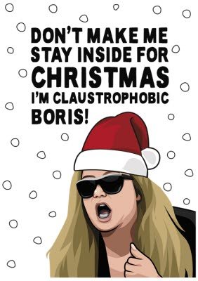 Dont Make Me Stay Inside For Christmas Boris Funny Spoof Tshirt