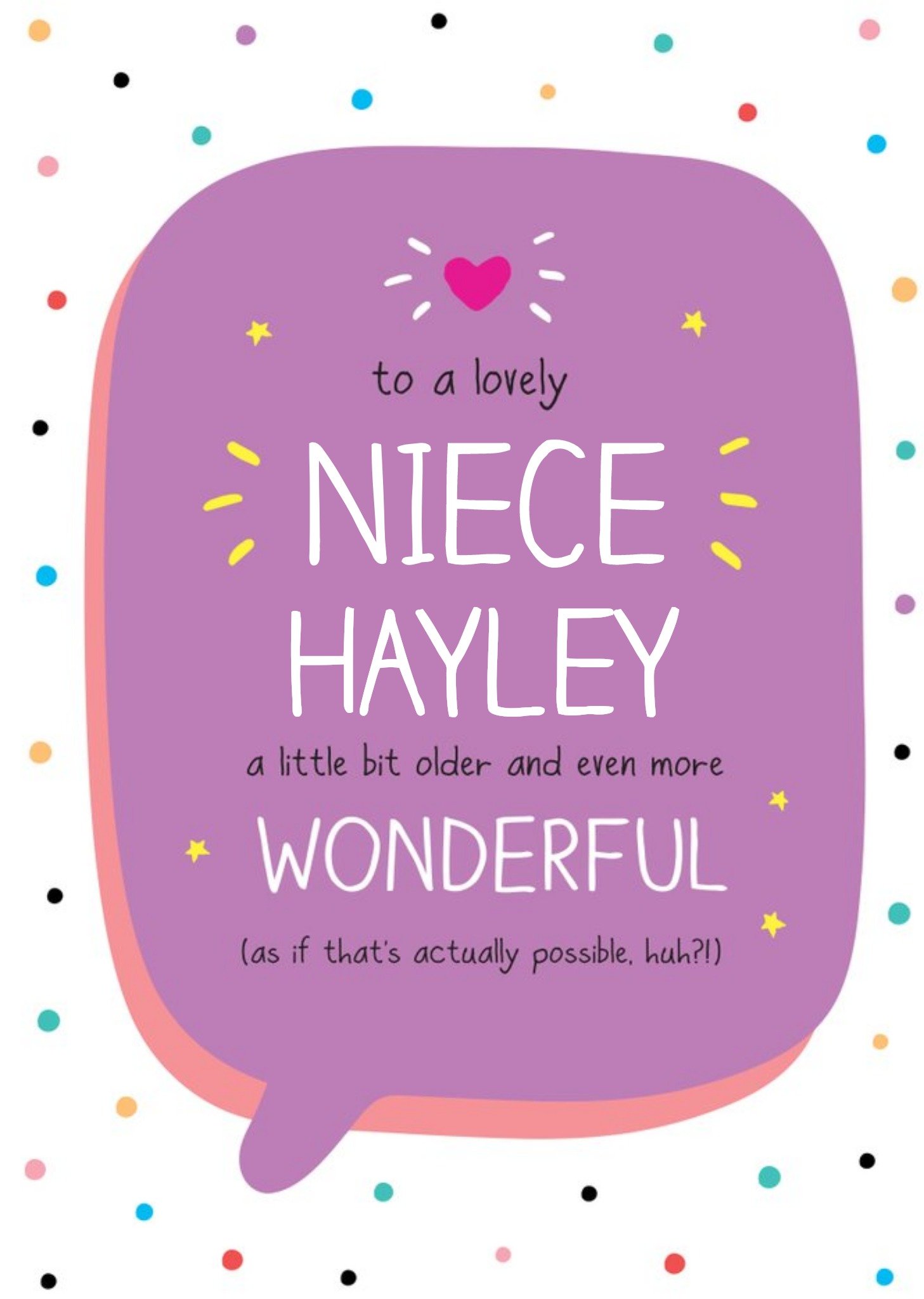 Happy Jackson Lovely Niece Birthday Card Ecard