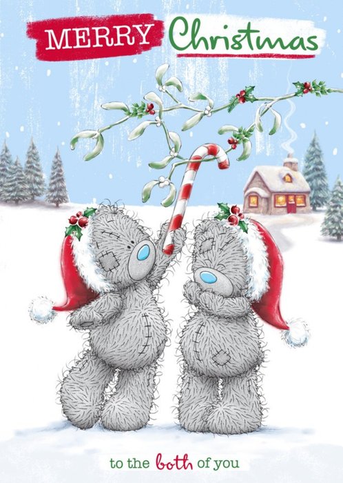 Me To You Tatty Teddy Couples Christmas To You Both Personalised Card