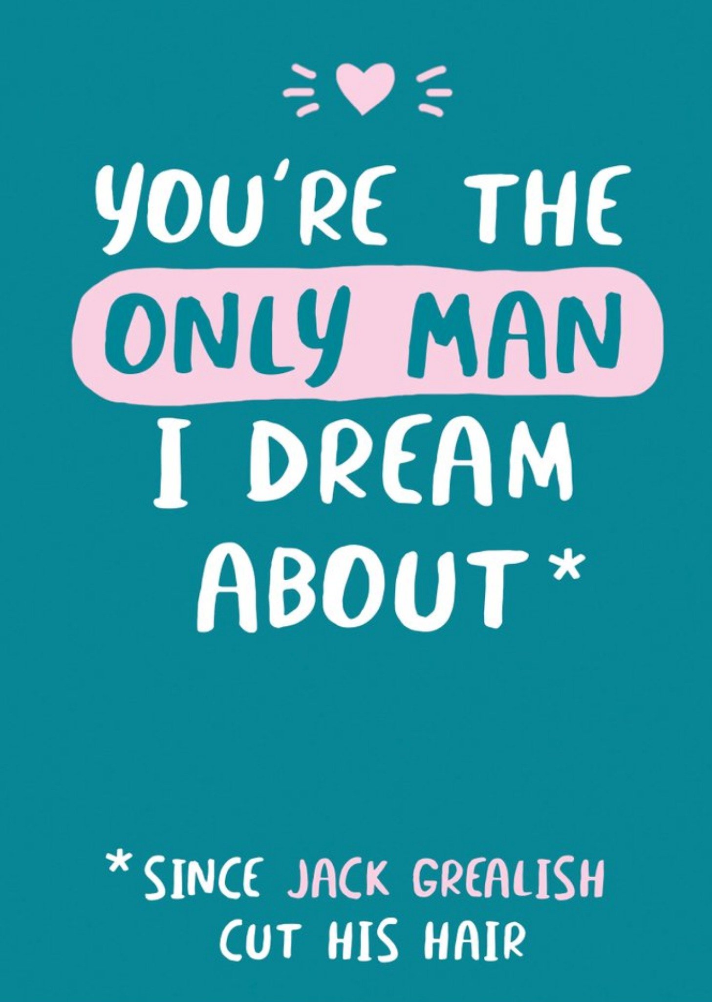 Moonpig Banter Illustrated Funny Quote Sports Dream Adult Humour Card, Large