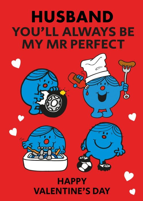 You'll Always Be My Mr Perfect Happy Valentines Day Personalised Card