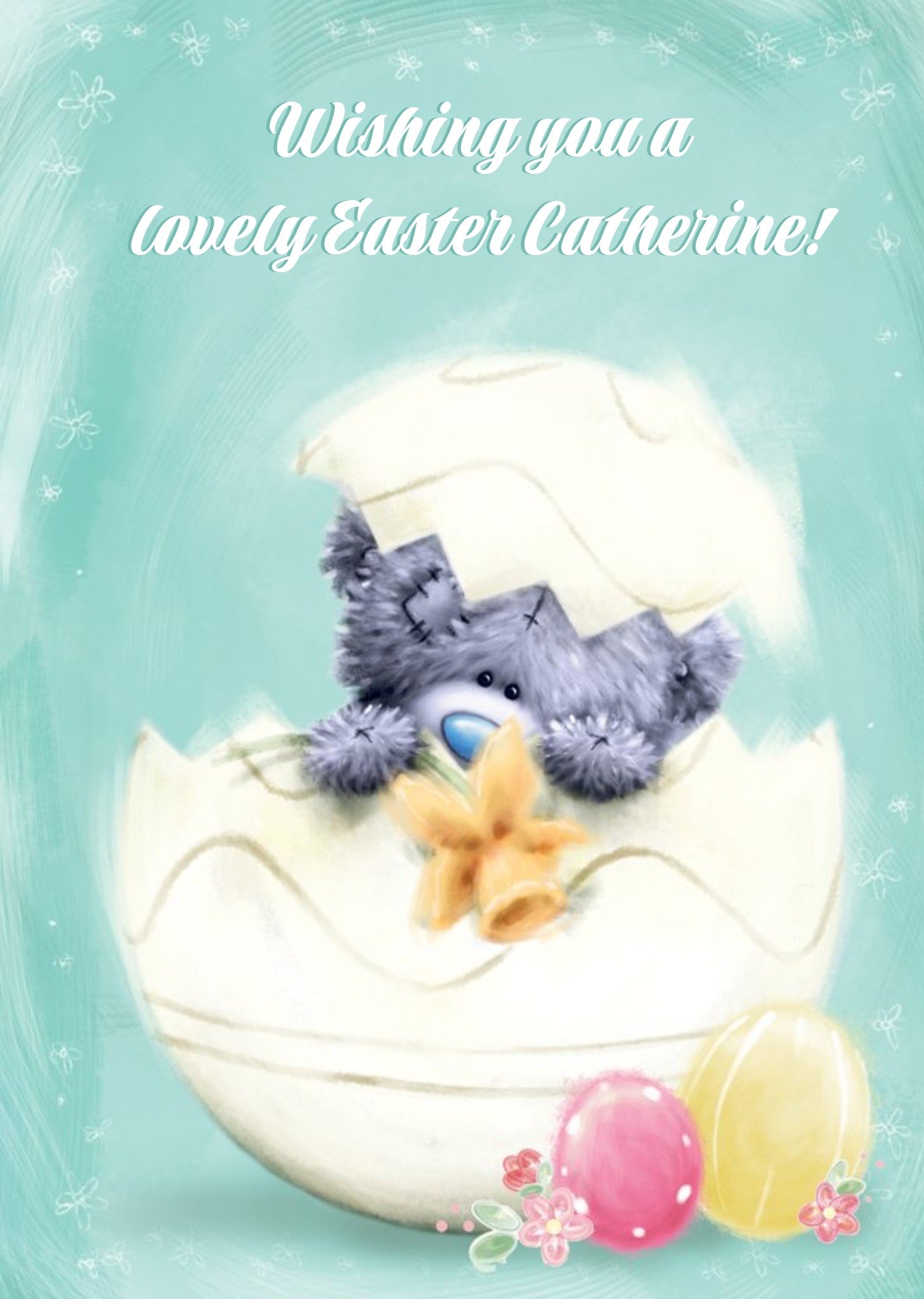 Me To You Carte Blanche Lovely Easter Personalised Card Ecard