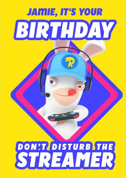 Rabbids It's Time To Party Birthday Card | Moonpig