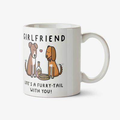 Cute Girlfriend Life's A Furry-Tail With You Mug