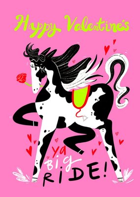 Bronagh Lee Horse Love Valentines Day Card