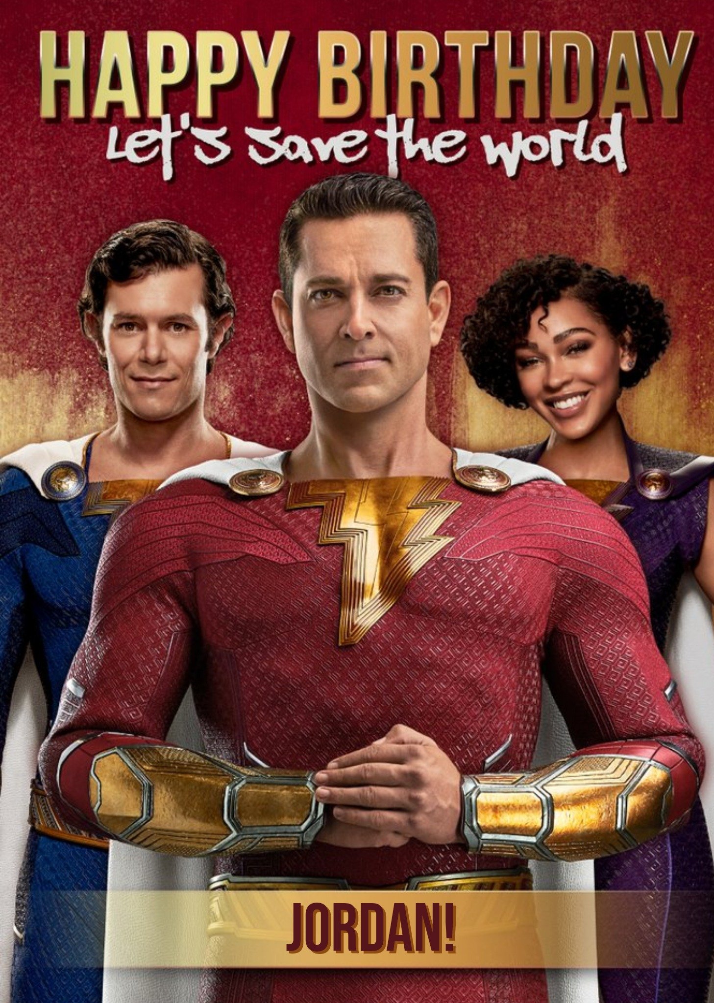 Dc Comics Shazam Birthday Card Ecard