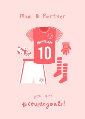 Millicent Venton Illustrated 10th Anniversary Football Card