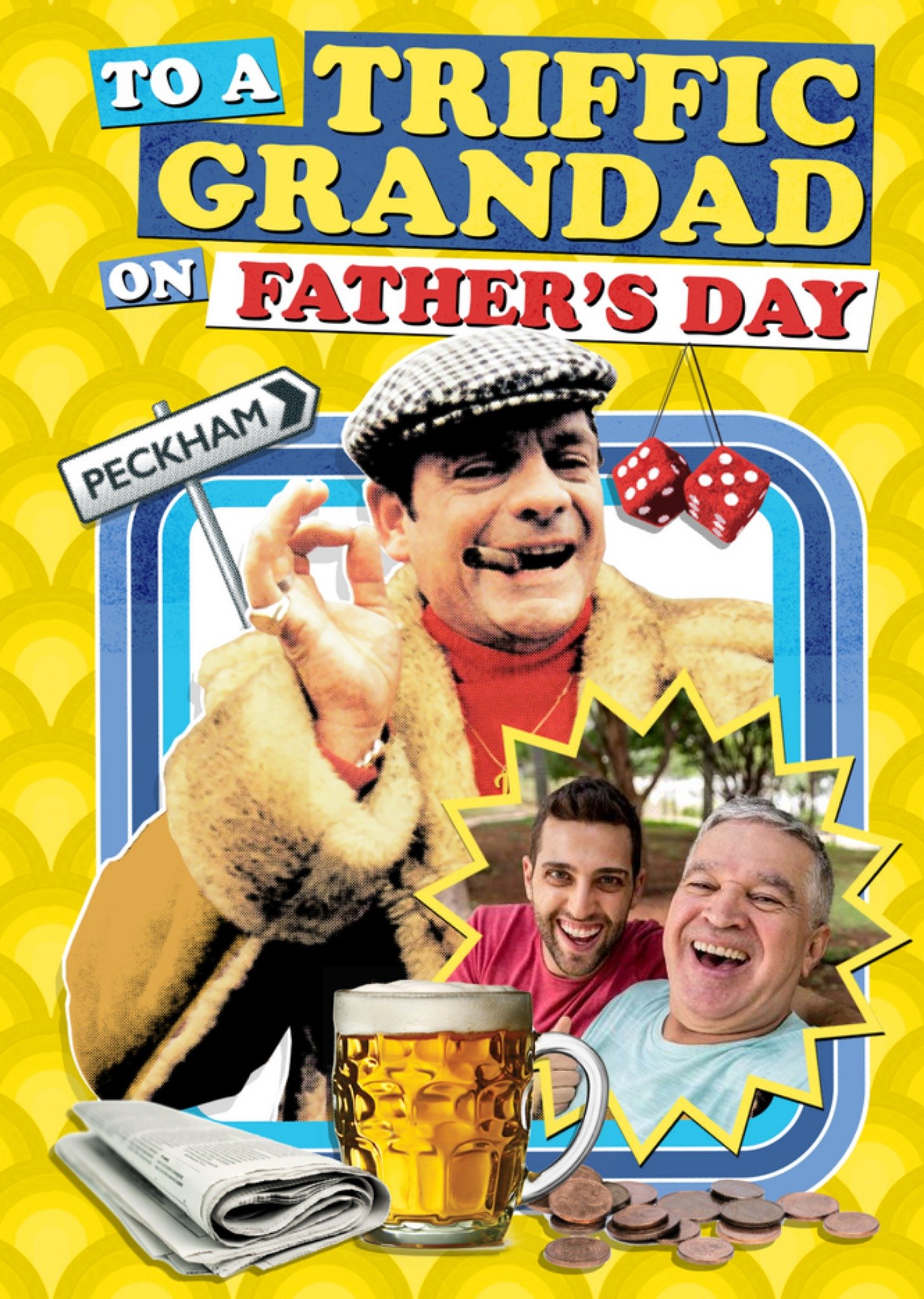 Only Fools & Horses Only Fools And Horses Triffic Grandad Photo Upload Father's Day Card Ecard