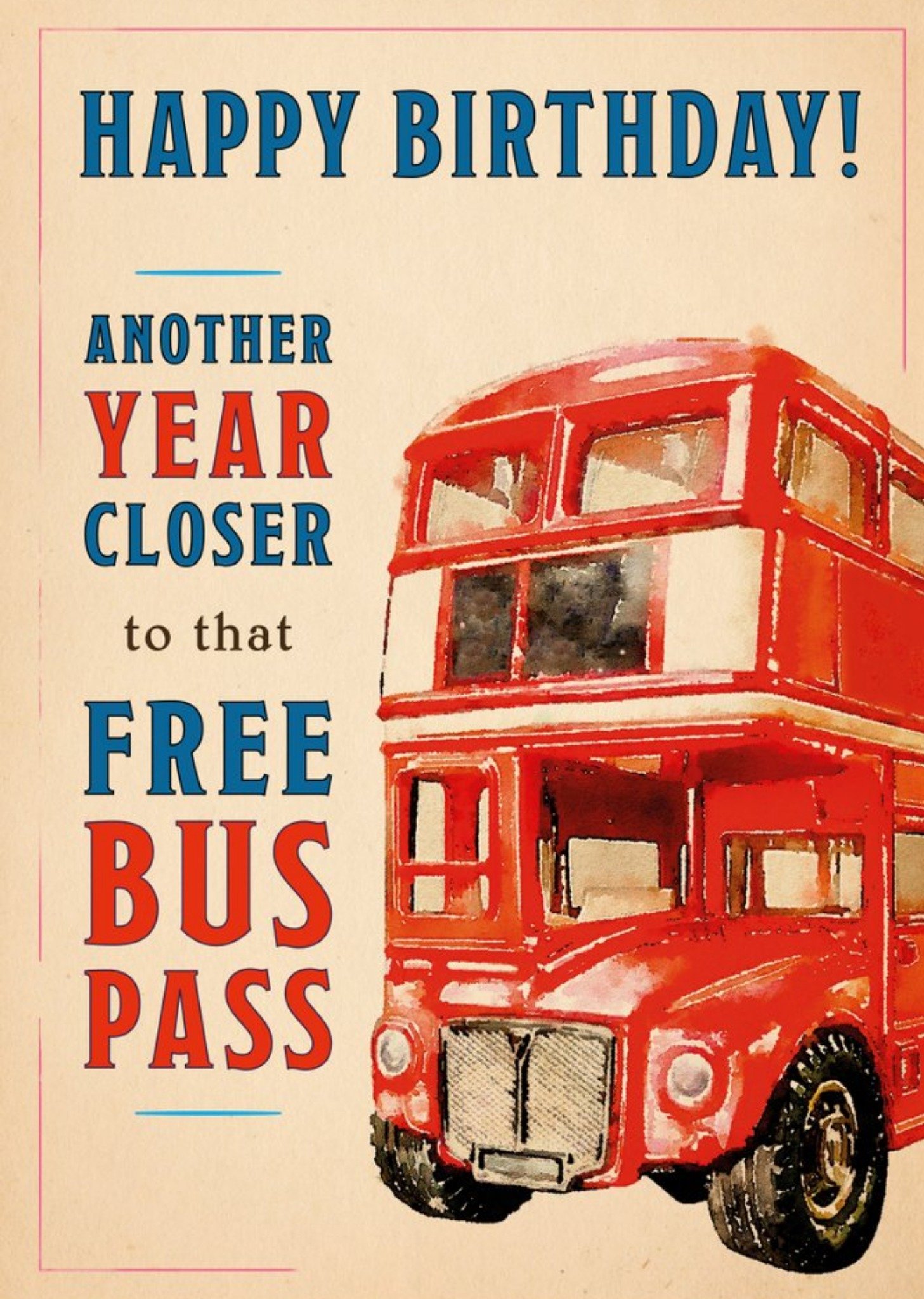 Another Year Closer To That Free Bus Pass Card Ecard