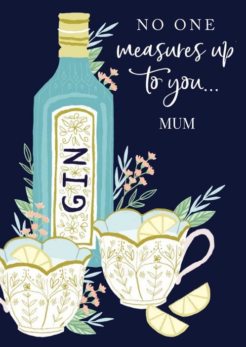 Okey Dokey Measures Up To You Gin Mother's Day Card
