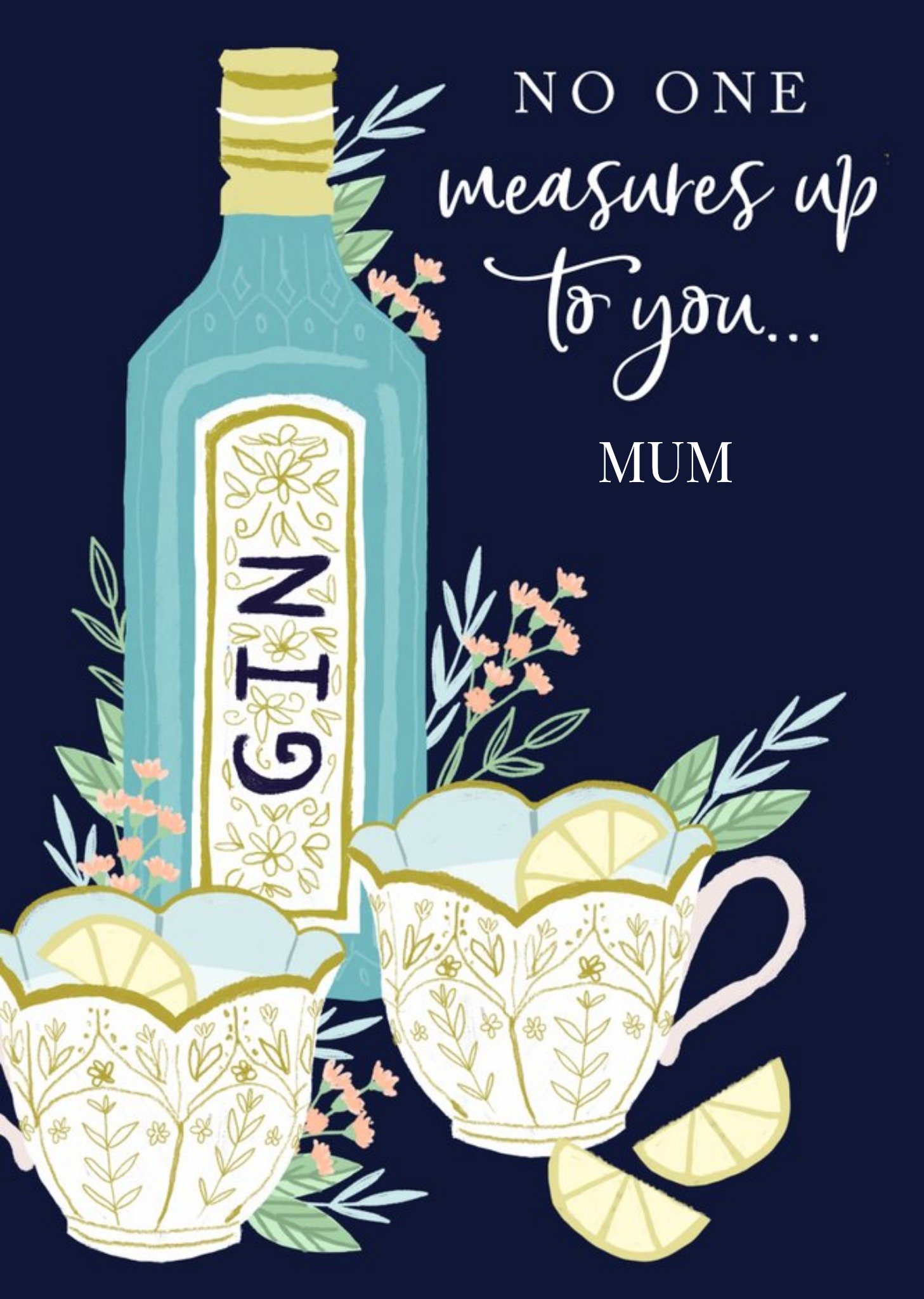 Okey Dokey Design Okey Dokey Measures Up To You Gin Mother's Day Card