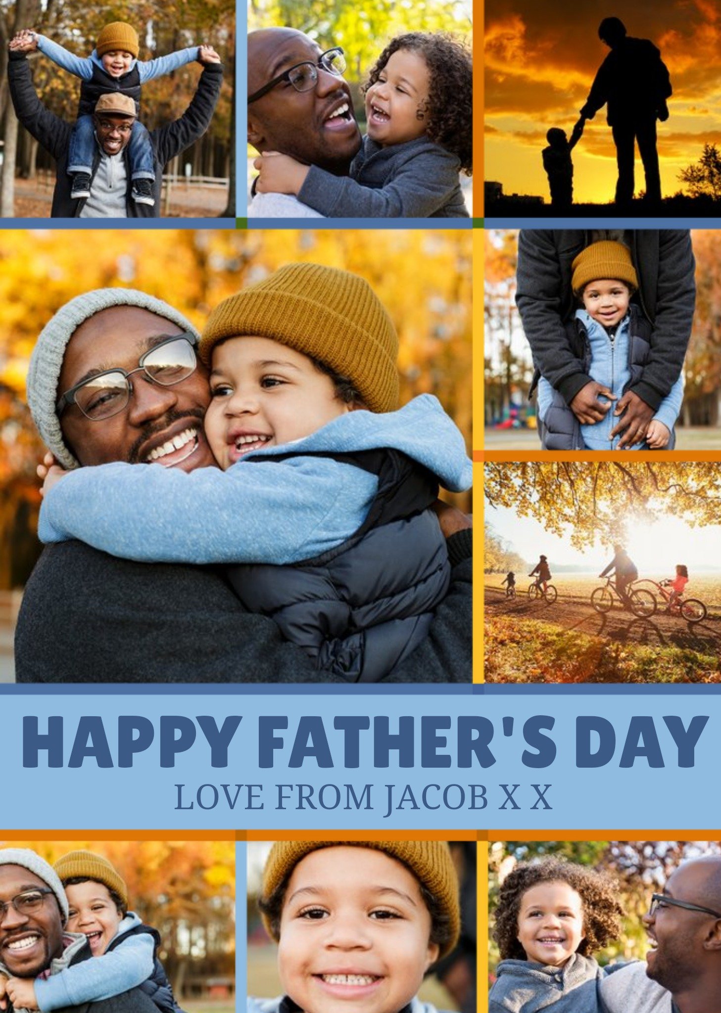 Photo Collage Father's Day Card Ecard