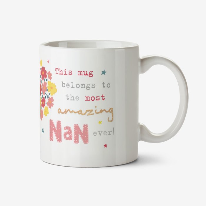 Cute Boofle Most Amazing Nan Ever Photo Upload Birthday Mug