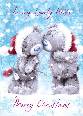 Me To You Tatty Teddy To My Lovely Wife Christmas Card