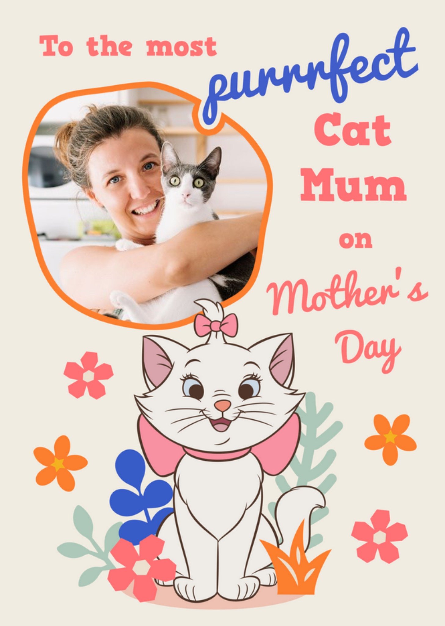 Disney Marie Purrfect Cat Mum Mothers Day Card Ecard