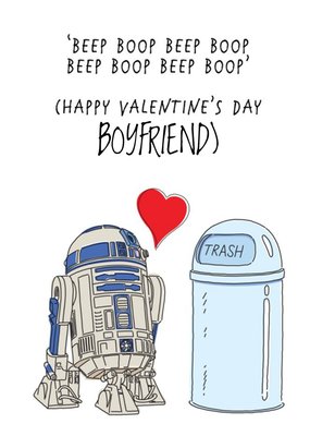 R2-D2 Valentine's Day Card