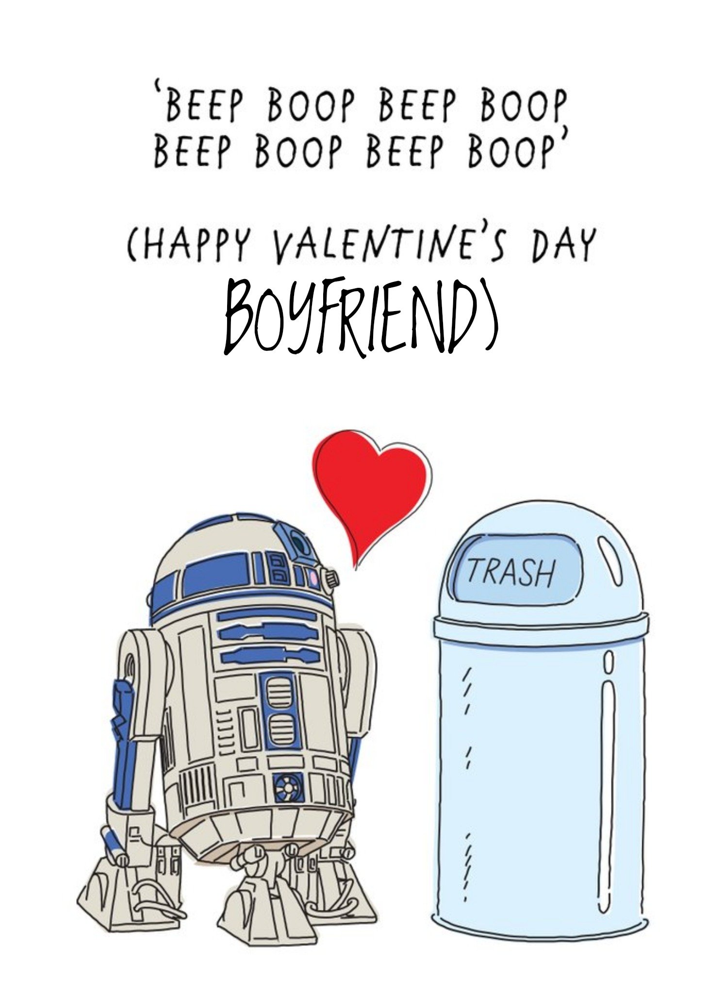 Star Wars R2-D2 Valentine's Day Card Ecard