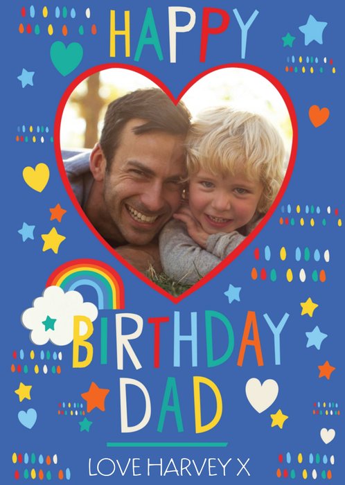 Dad Photo Upload Birthday Card