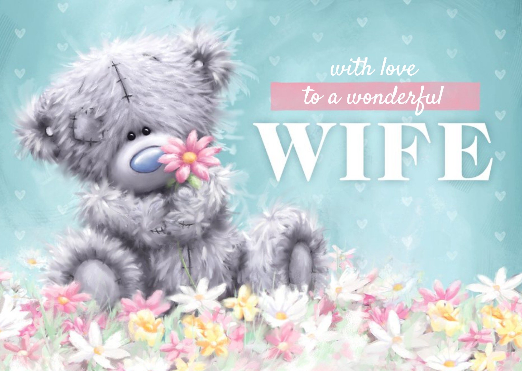 Me To You Wonderful Wife Tatty Teddy Birthday Card Ecard