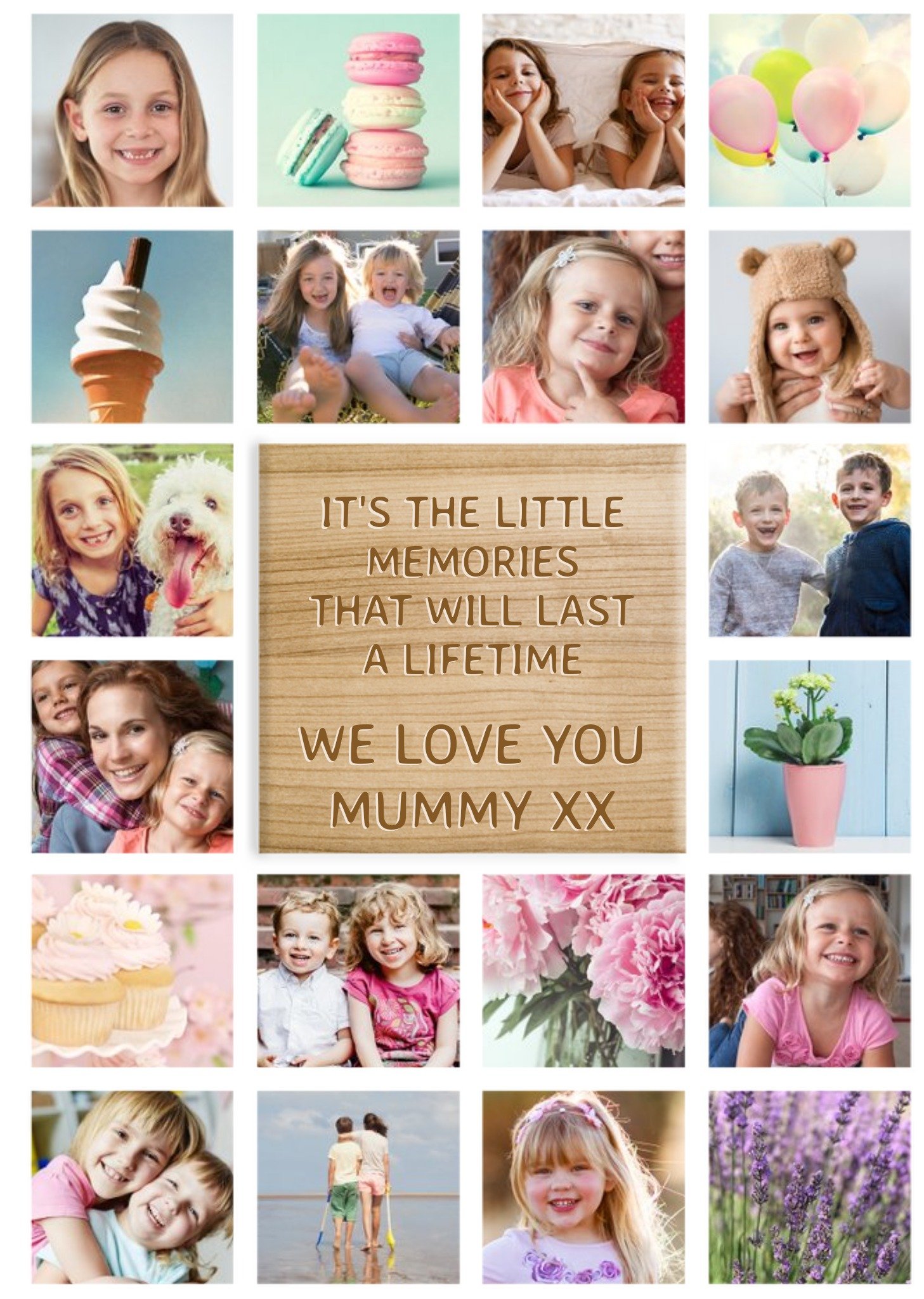 20 Photo Upload Frames Love You Mummy Frameable Card From The Kids Ecard