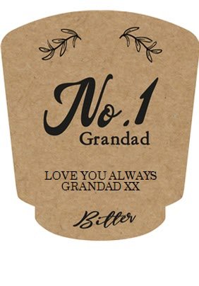 Personalised Beer No.1 Grandad Six Pack