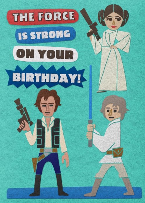 Birthday card - Star Wars - Disney