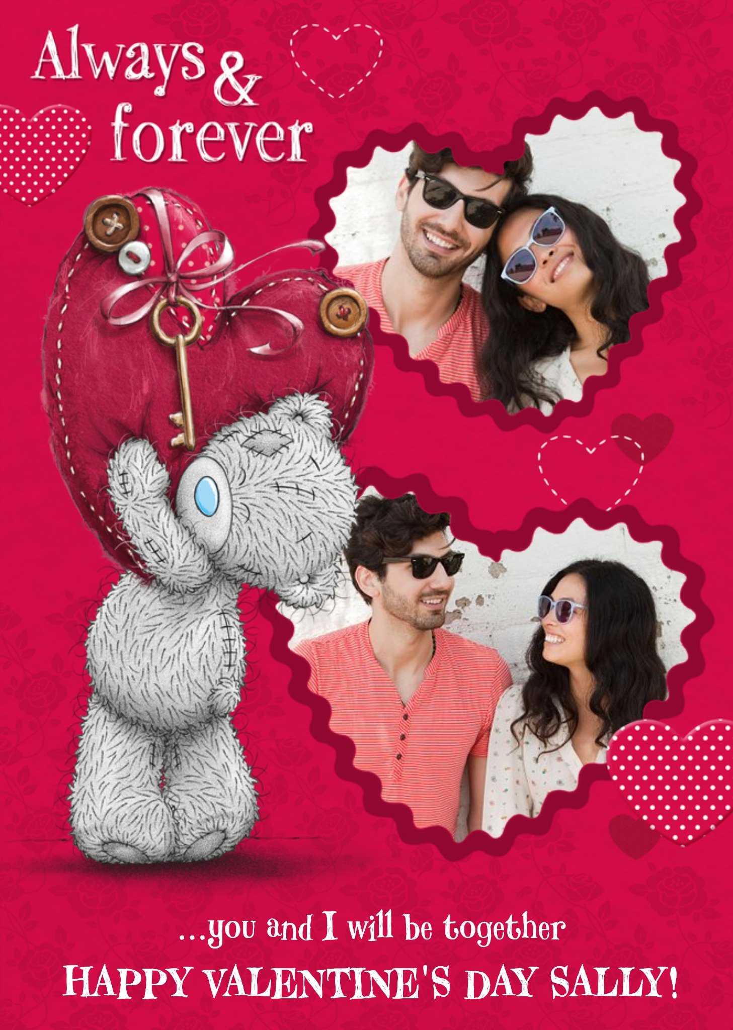 Me To You Tatty Teddy Always And Forever Happy Valentines Day Card Ecard