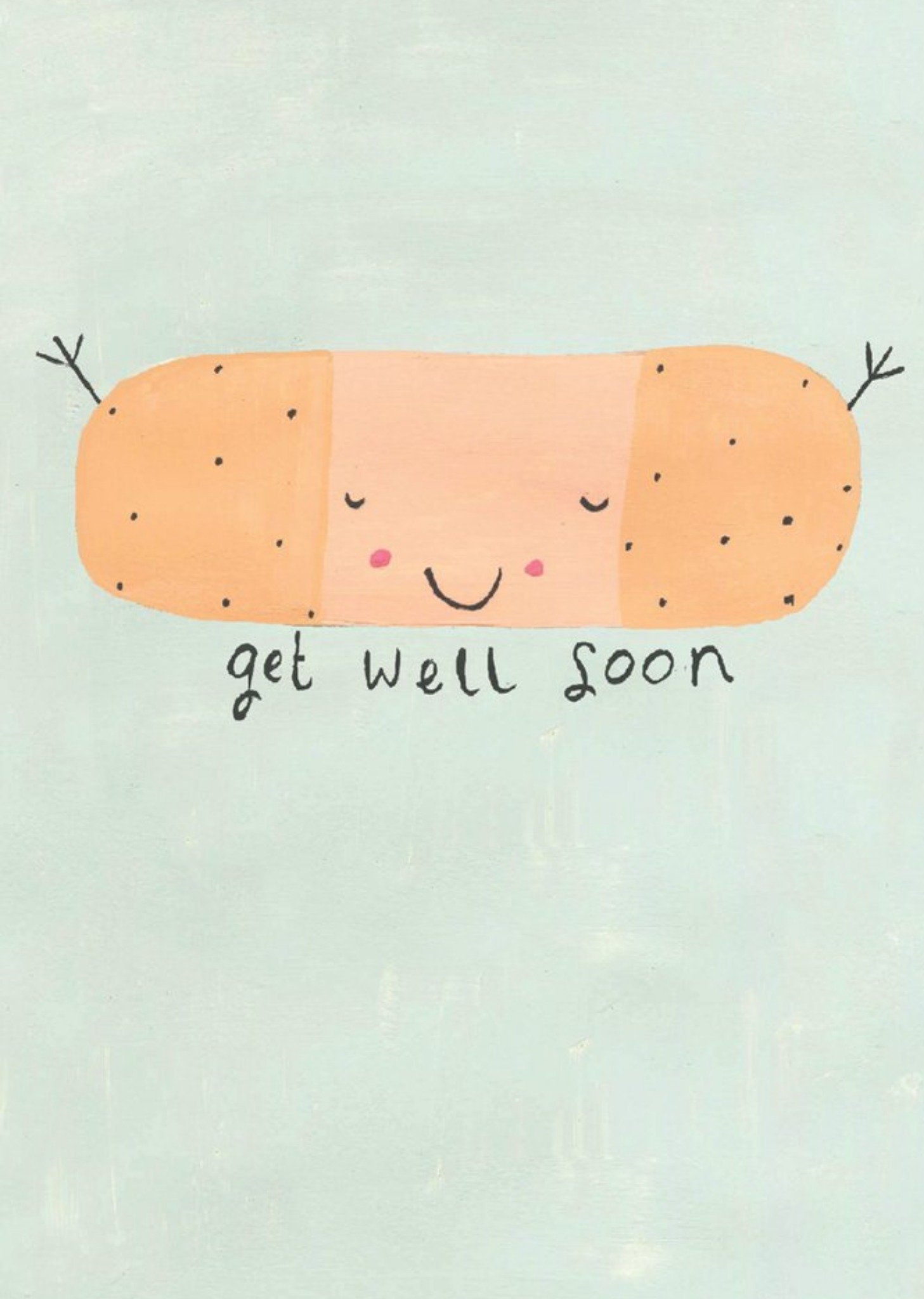 Sooshichacha Cute Illustration Get Well Soon Card Ecard