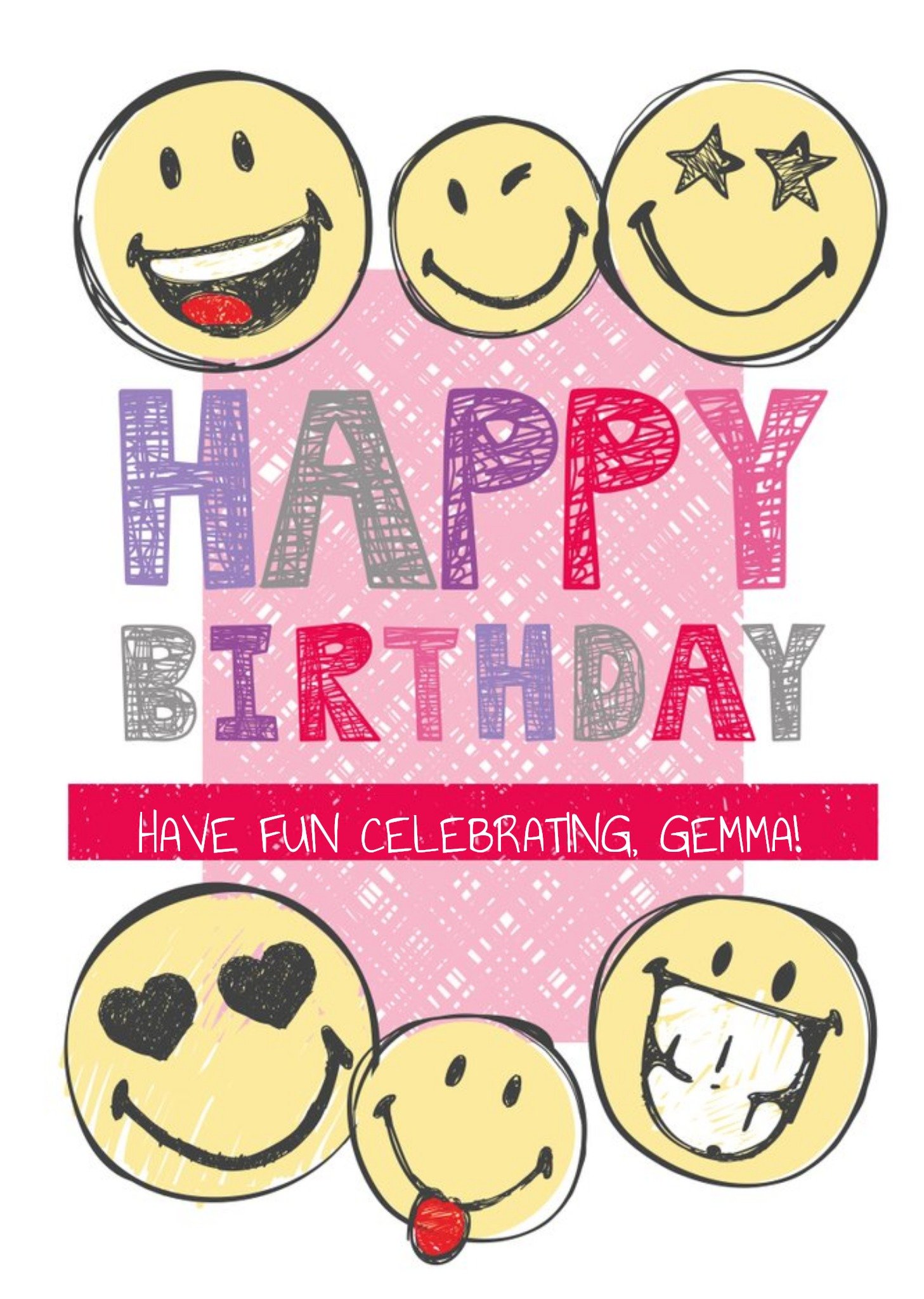 Other Smiley World Stickers Birthday Card Ecard