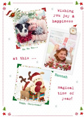 Boofle Christmas Collage Photo Upload Card